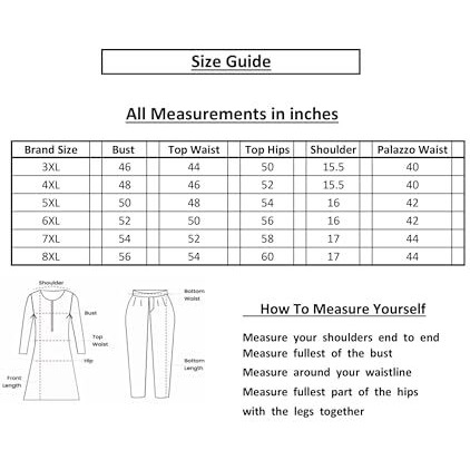 Tissu Women's Plus Size Multicolor Pure Cotton Full Sleeves Tunic With Trouser Co-Ord Set (746_Multi_6Xl)