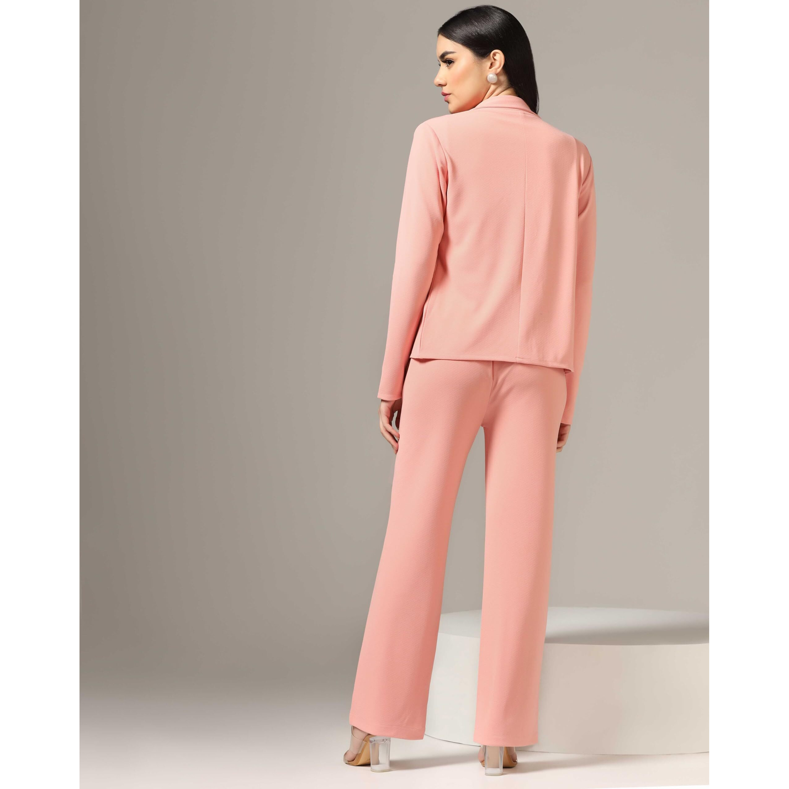 Om Sai Latest Creation Women's Lycra Open Front Dress (Oslc-W1856&W1857&Tr863_Pink_M)