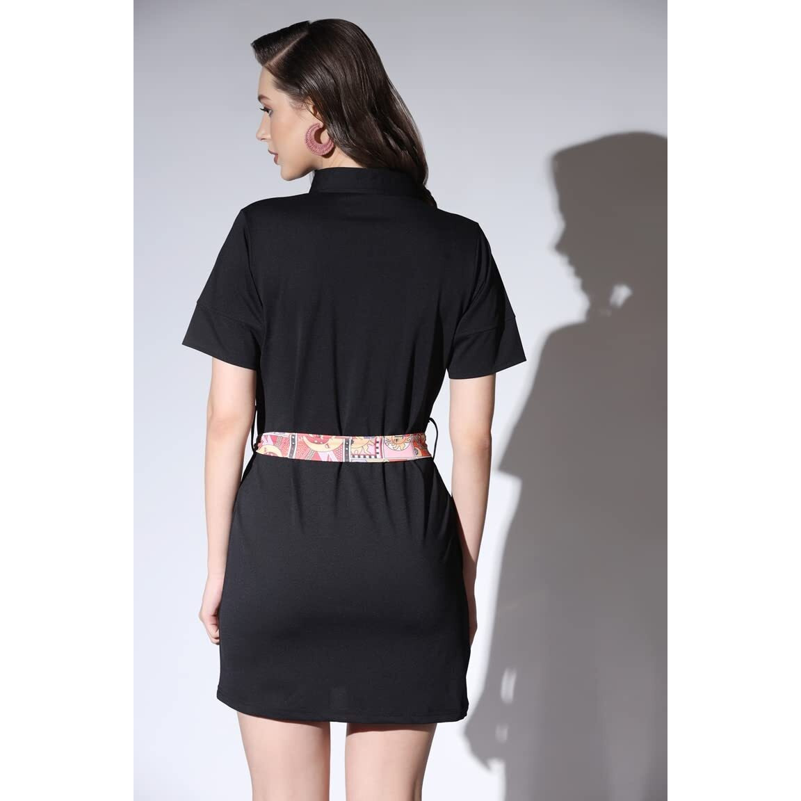 Leriya Fashion Women Rayon Dress Regular Fit Western (Lf-Wd1063_Black_Xxl)