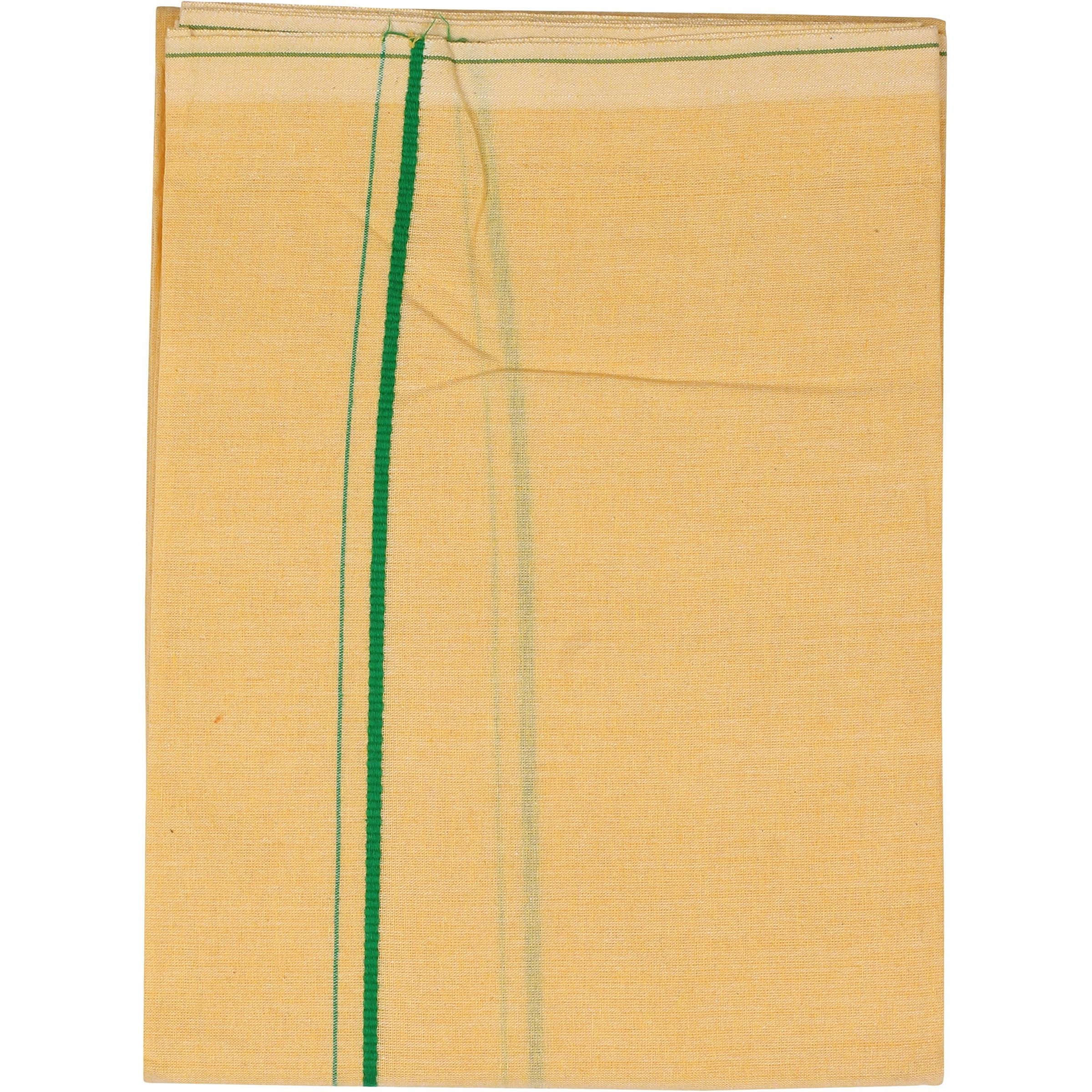 Prakasam Cotton Men's Single (1.27 X 1.95 Meter) Colour Dhoti (L.C) Pack Of 2 (Code-2/12)