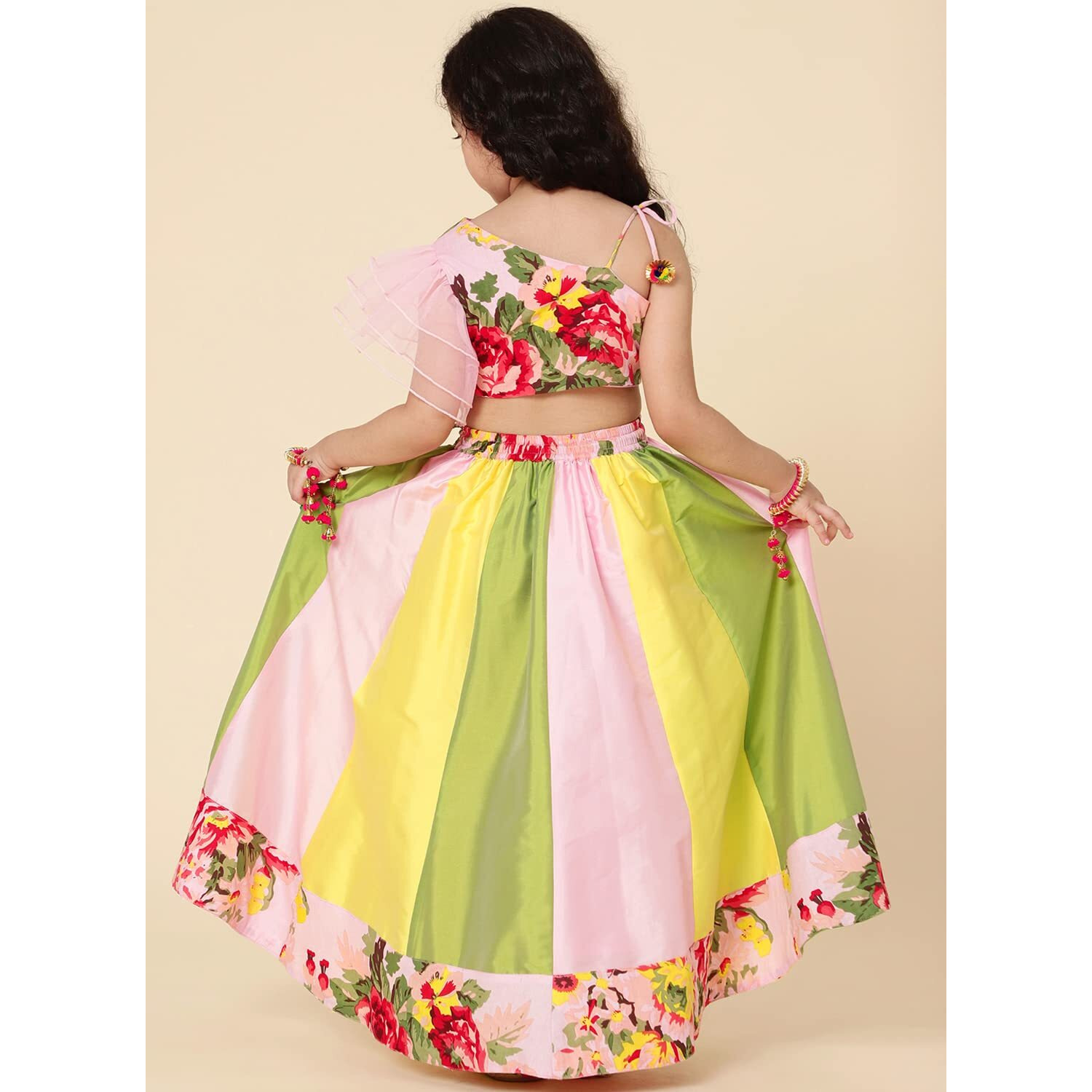 A.T.U.N. Girls Lehenga Set