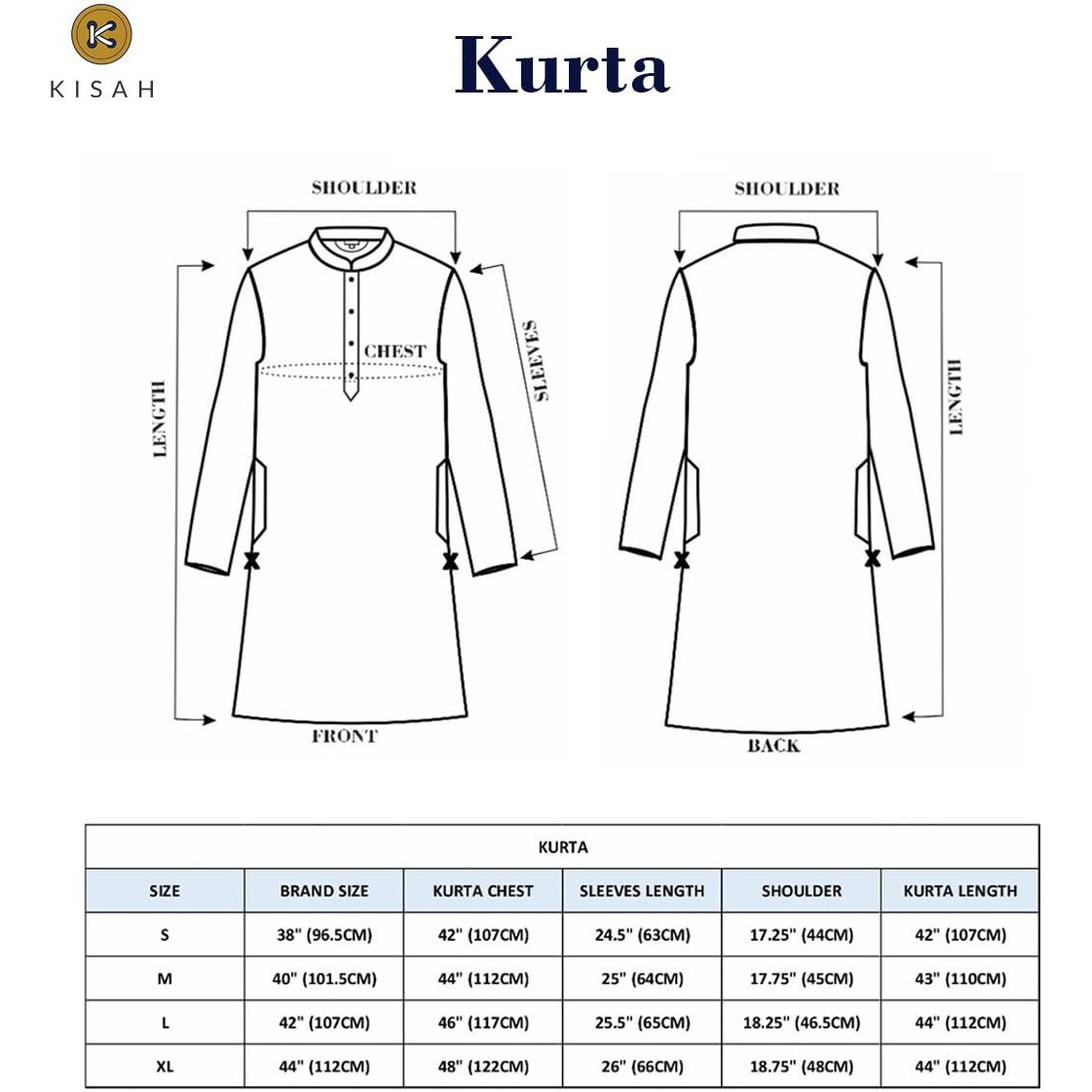 Kisah Men Sea Green Solid Straight Kurta Full Sleaves, Knee Length, Straight, Regular Fit, Mandarin Collar Ethnic Wear
