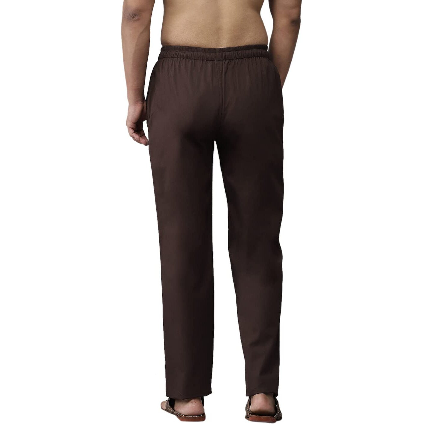 See Designs Men's Regular Pyjama (Sdpj110_Brown_S)