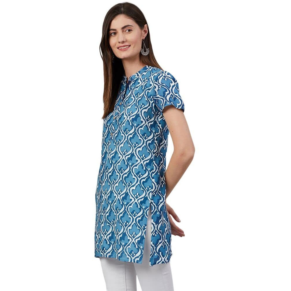 Anubhutee Women's Rayon Regular Straight Kurti