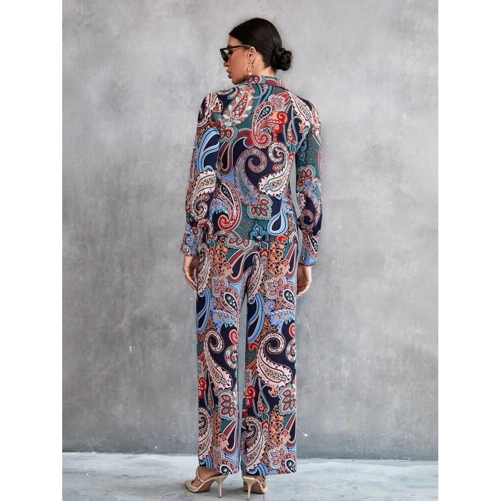 Dhruvi Trendz Womens Rayon Floral Co-Ord Set Regular Fit Night Dress (Dt-W1715&Tr811_Blue_Xs)