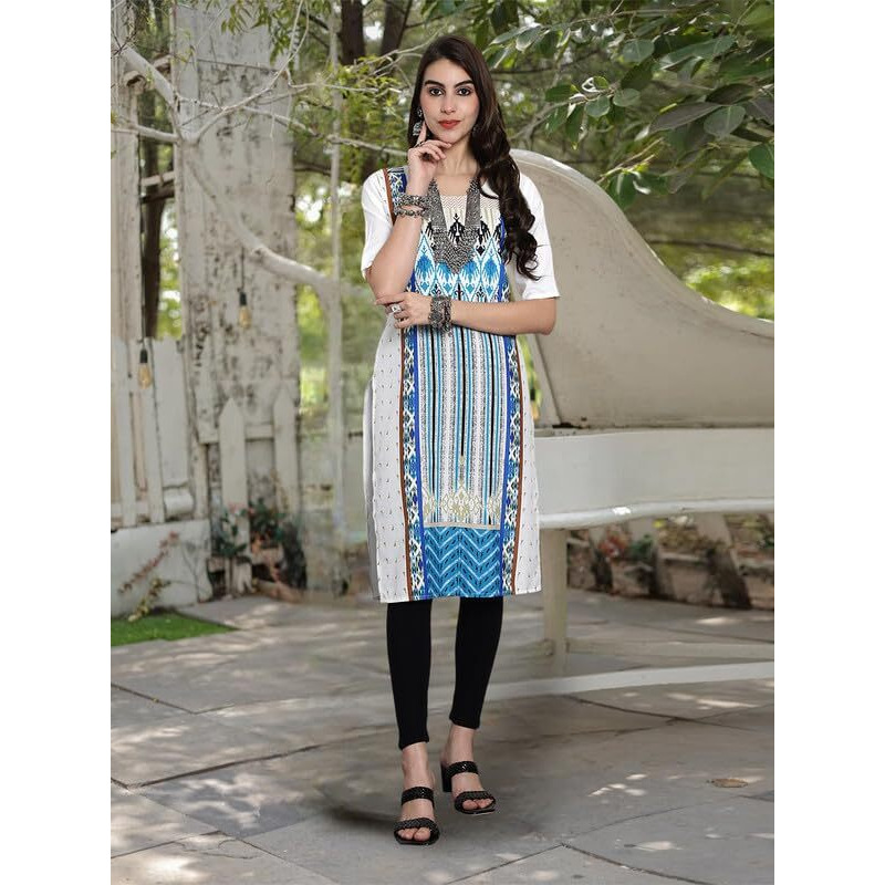 Pinkmint Printed Kurti For Women's Timeless Tradition Kurtis With A Classic Touch (Pack Of 6)
