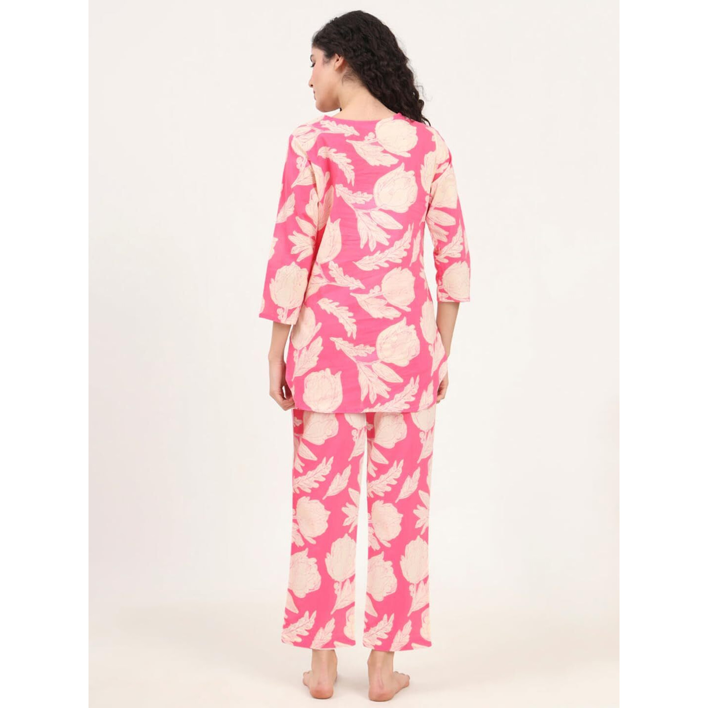 Tee Projekt Co Ord Set For Women Stylish | Ethnic Co Ord Set For Women Pink