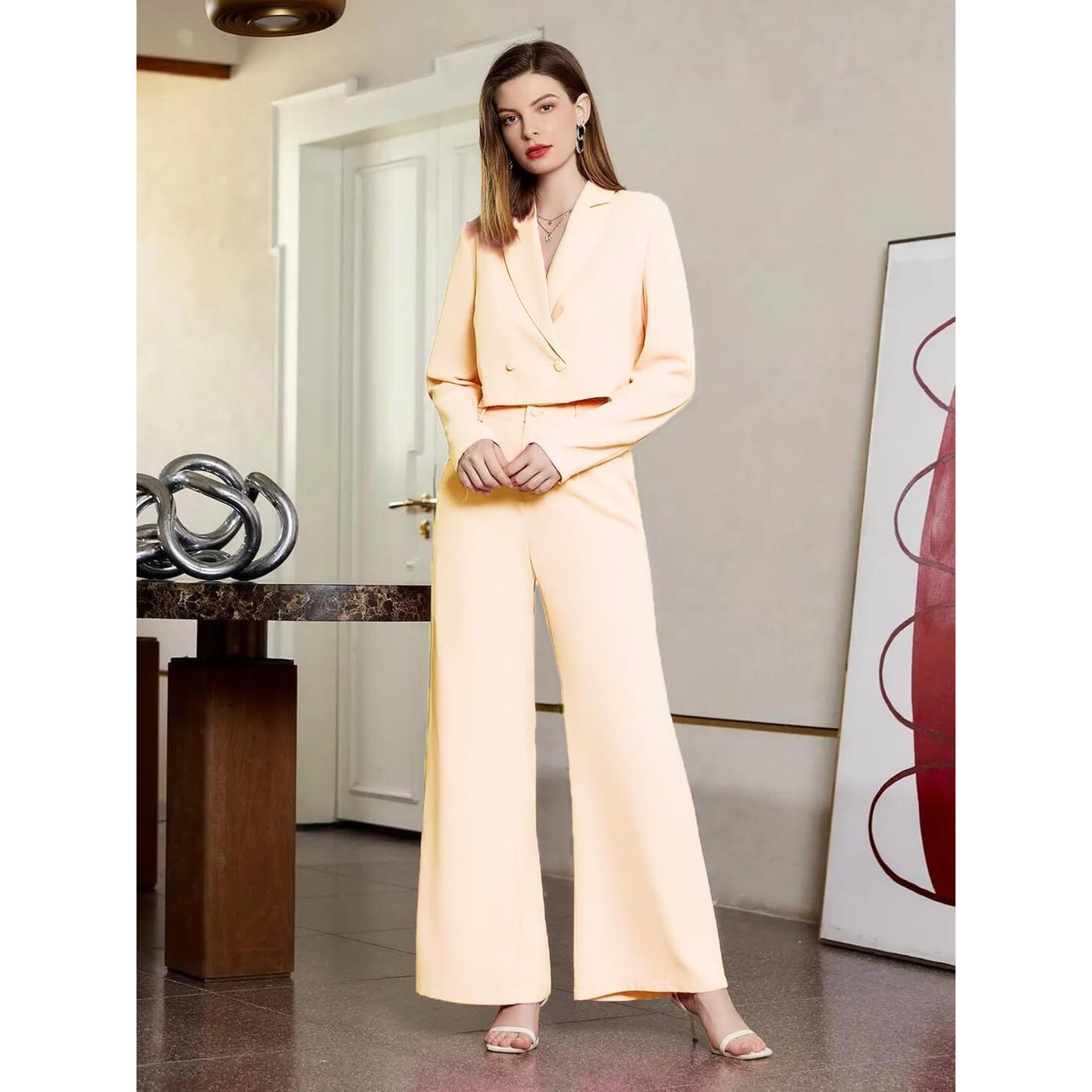 Kotty Women's Co-Ords Solid Dress Set