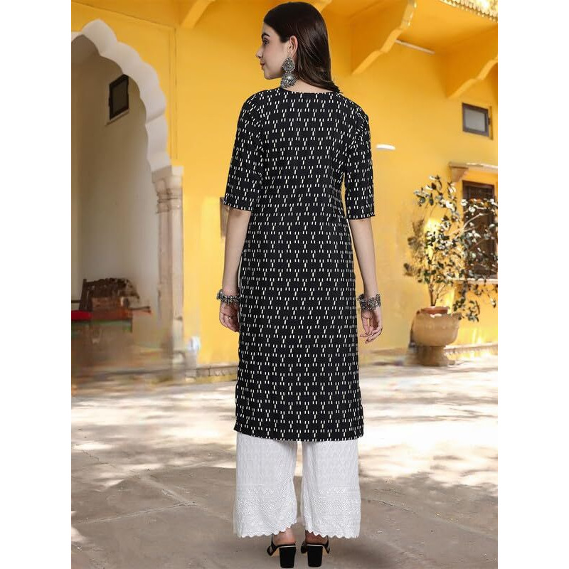 Tee Projekt Crepe Digital Printed Kurti For Women's Ll Effortless Elegance Kurti (Pack Of 6)