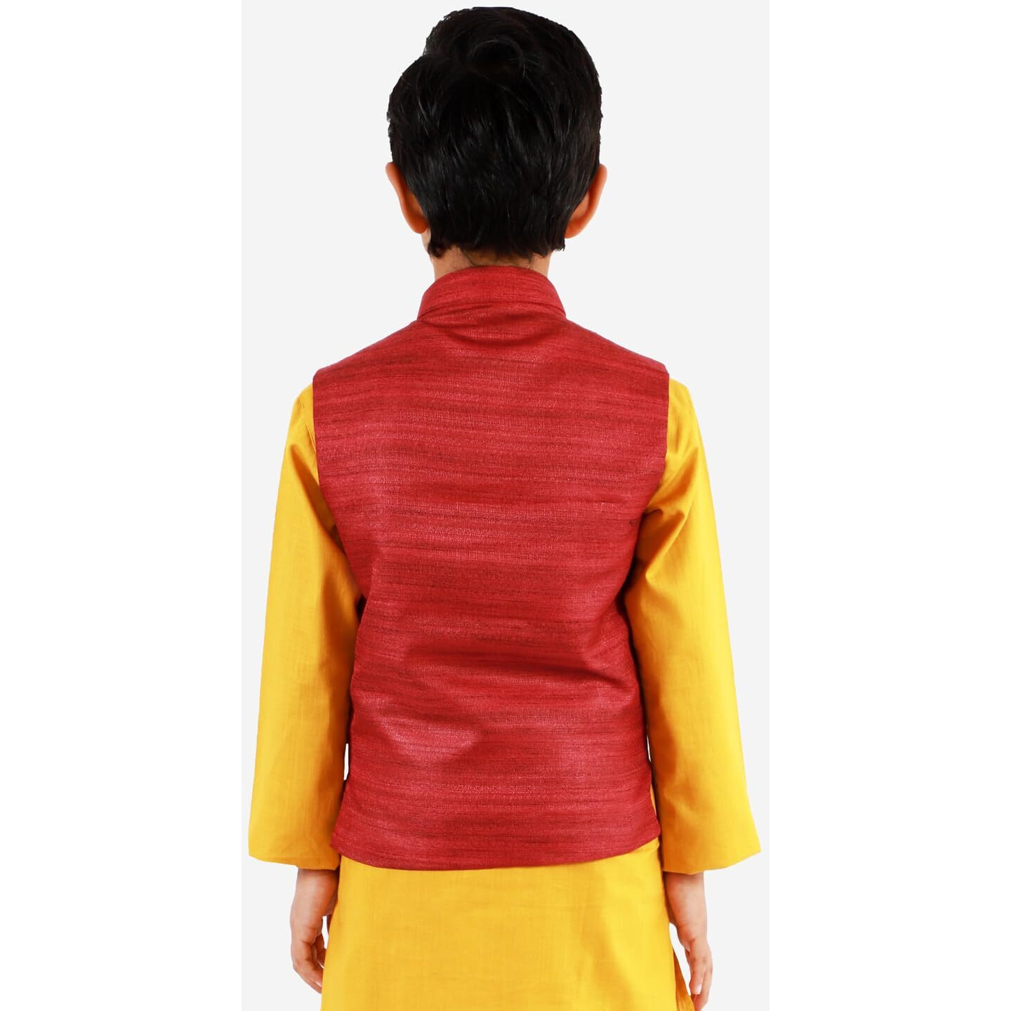 Jbn Creation Vastramay Boys' Maroon Nehru Jacket (B1340)