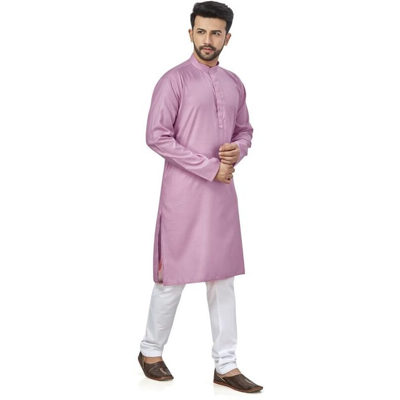 Be Active Men's Solid Cotton Blend Kurta Set || Men Kurta Pajama || Men Kurta Pajama Set || Kurta Pajama For Men (N-Rfsk0001 33 Set Xxl)