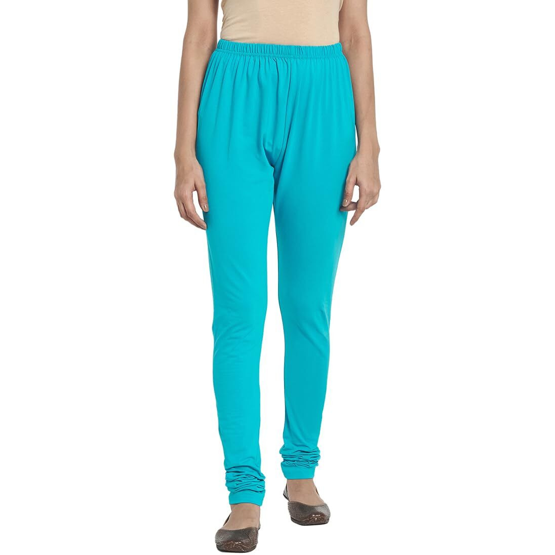 Fabindia Women's Regular Pants (209872702_Turquoise