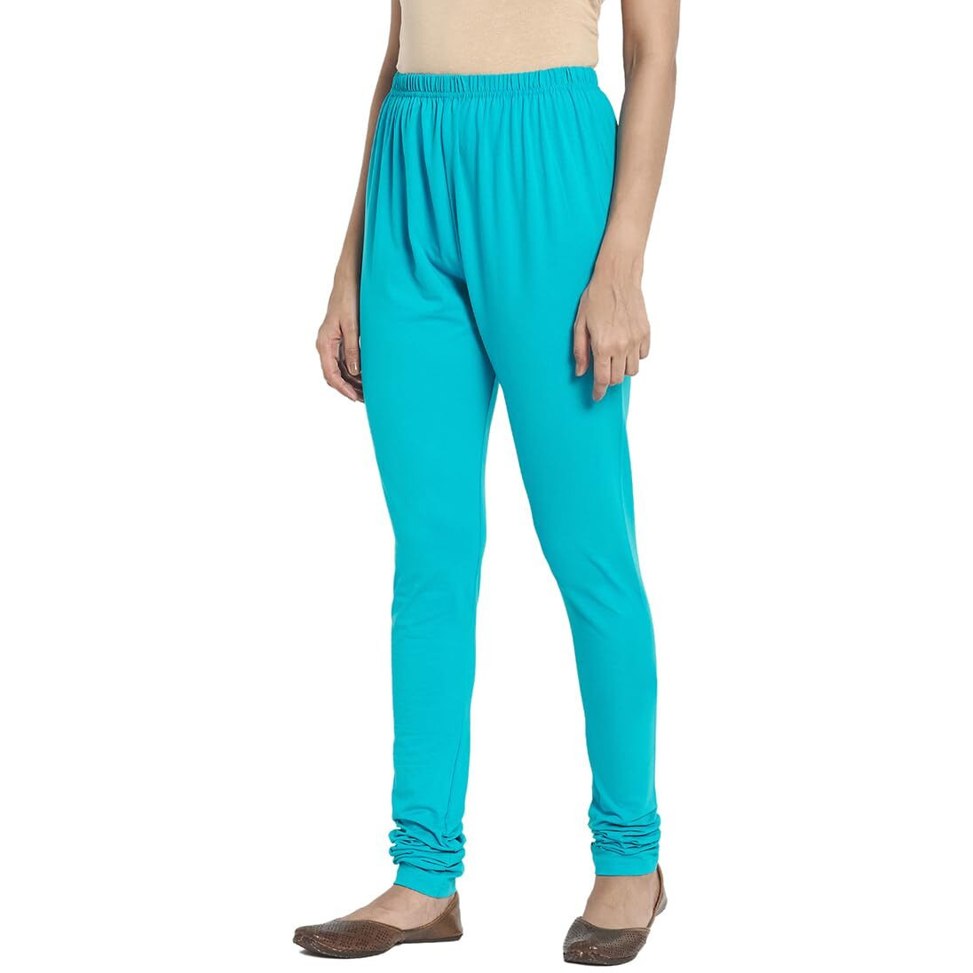 Fabindia Women's Regular Pants (209872702_Turquoise