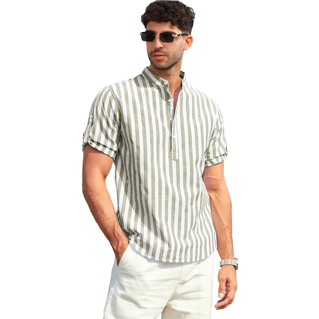 Be Active Men's Cotton Regular Fit Shirt (Rf0039_Cement Grey, Medium