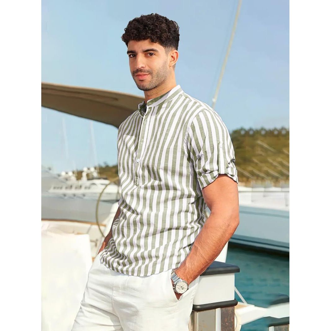 Be Active Men's Cotton Regular Fit Shirt (Rf0039_Cement Grey, Medium