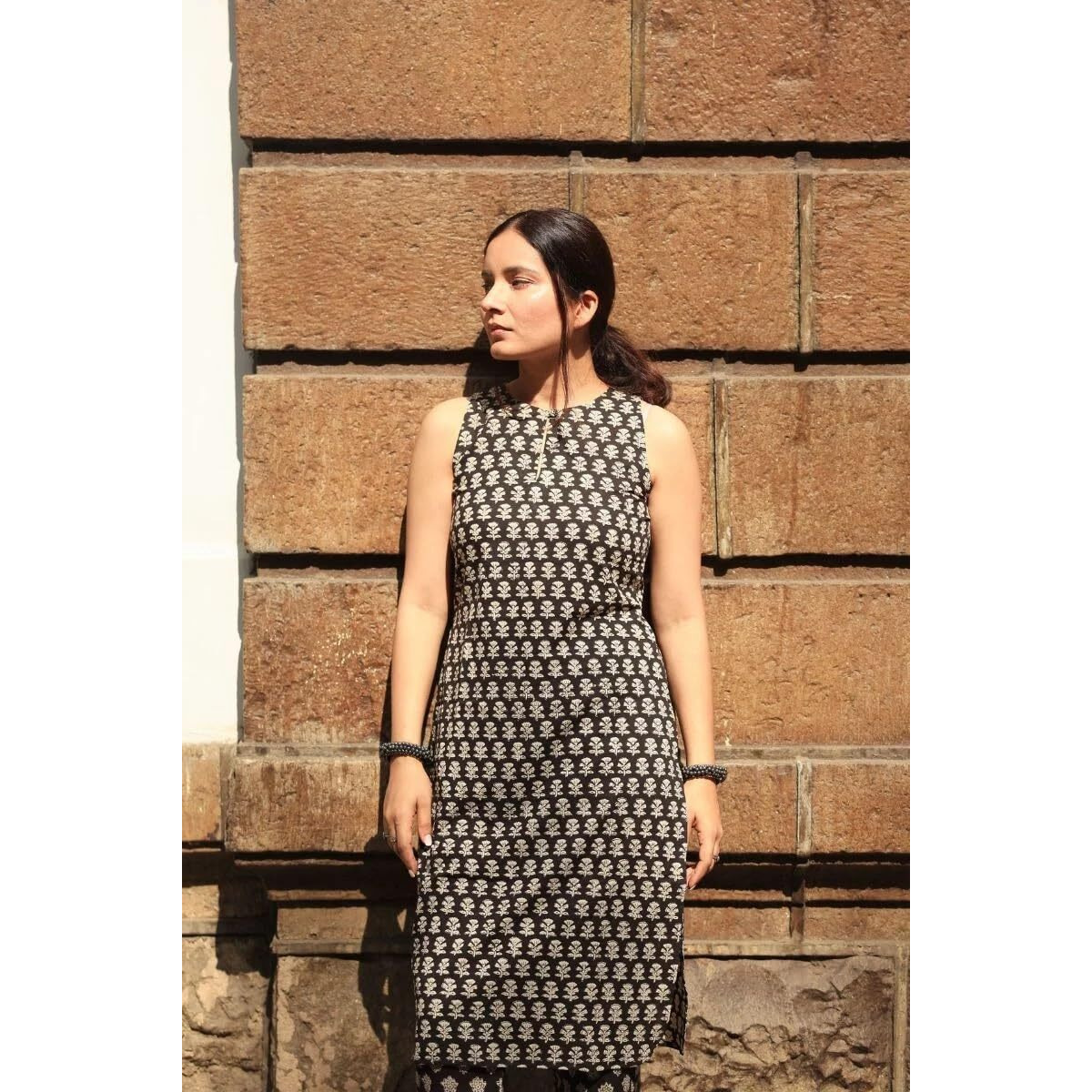 Leriya Fashion Women's Rayon Regular Kurta Set (Lf-K2721&P143_Black