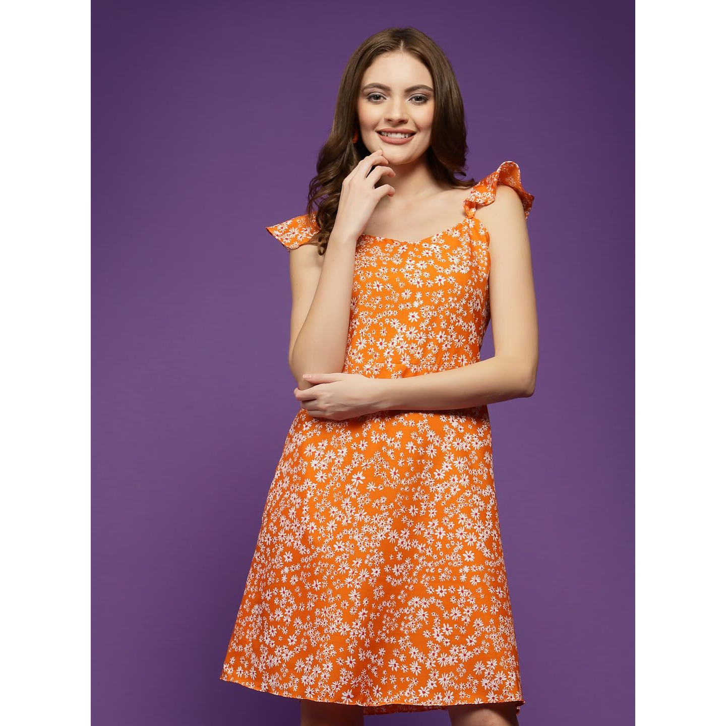 Oomph One Piece For Women Orange - Md838