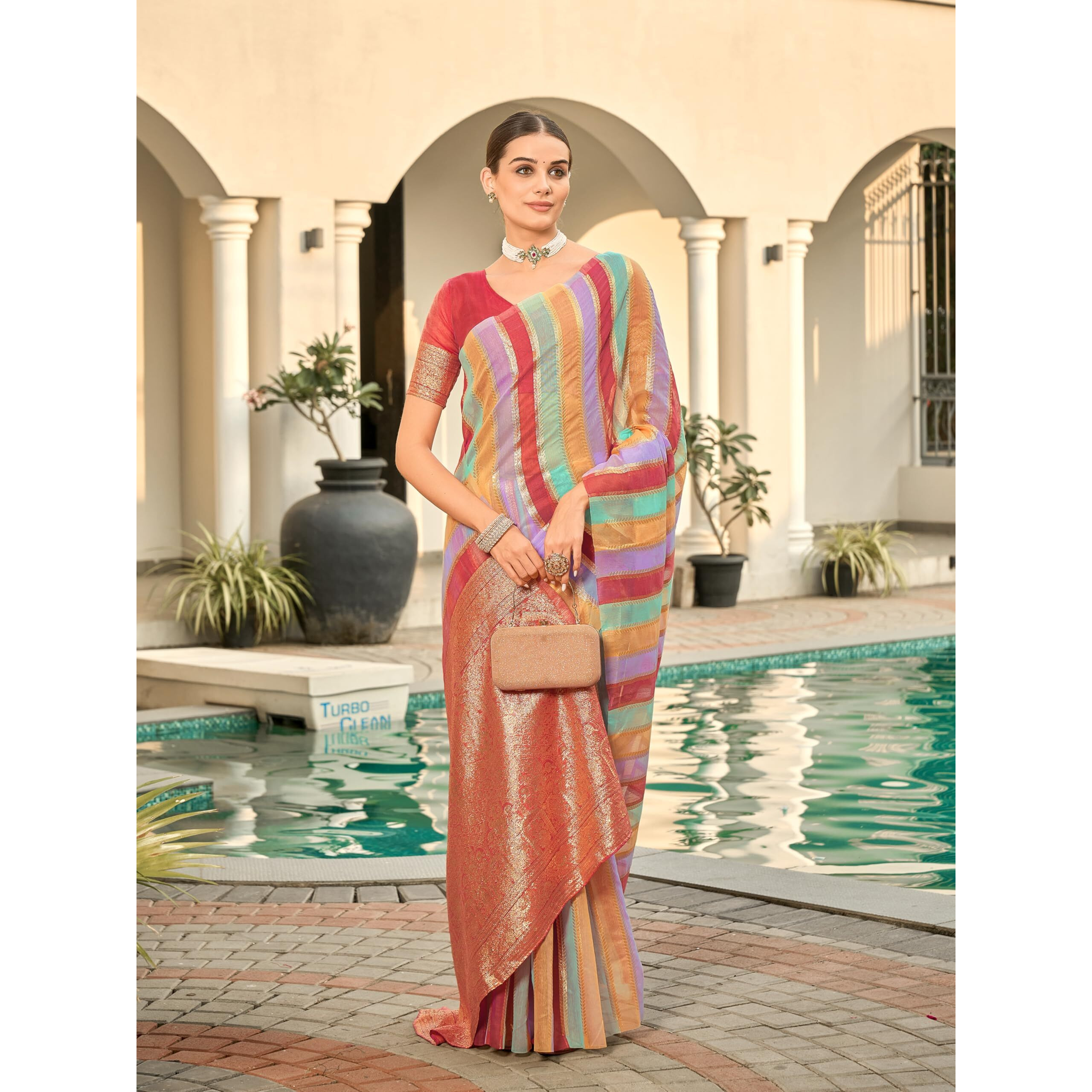 Glory Sarees Women's Sambalpuri Woven Jacquard Cotton Silk Saree With Blouse Piece (Sambalpurisarees101_Maroon)