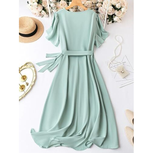 Lymio Dresses For Women || Western Dresses For Women || Dress For Women || Dresses (695-698) (Xs, Mint Green)