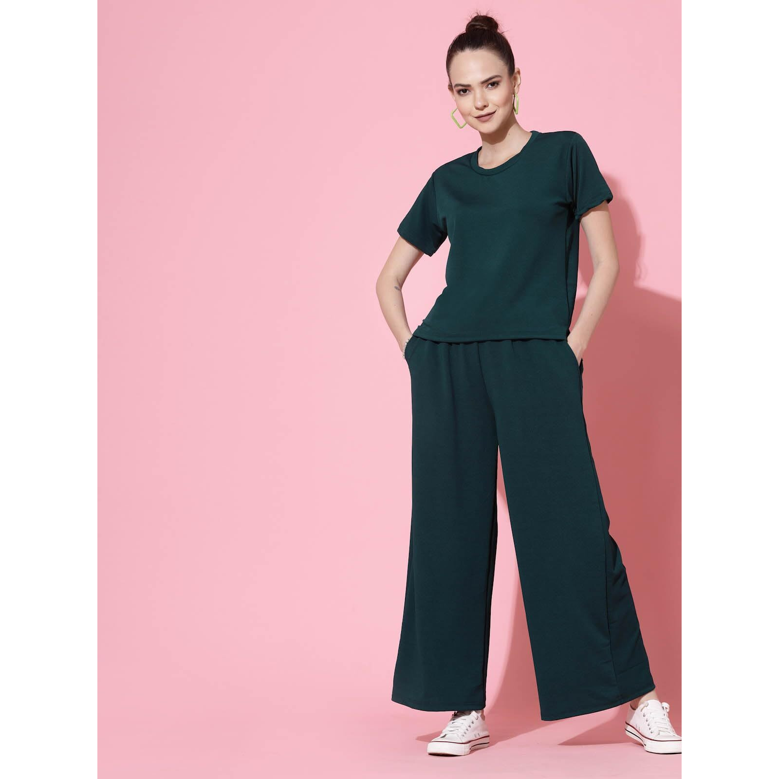 Oomph Coord Set For Women Western, Green - Md930