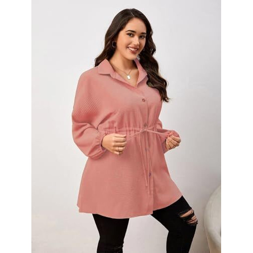 Greciilooks Poly Cotton A-Line Mini One Piece Maxi Bodycon Dresses Midi Dress For Women (Gl-Wd1162_Peach_2Xl)