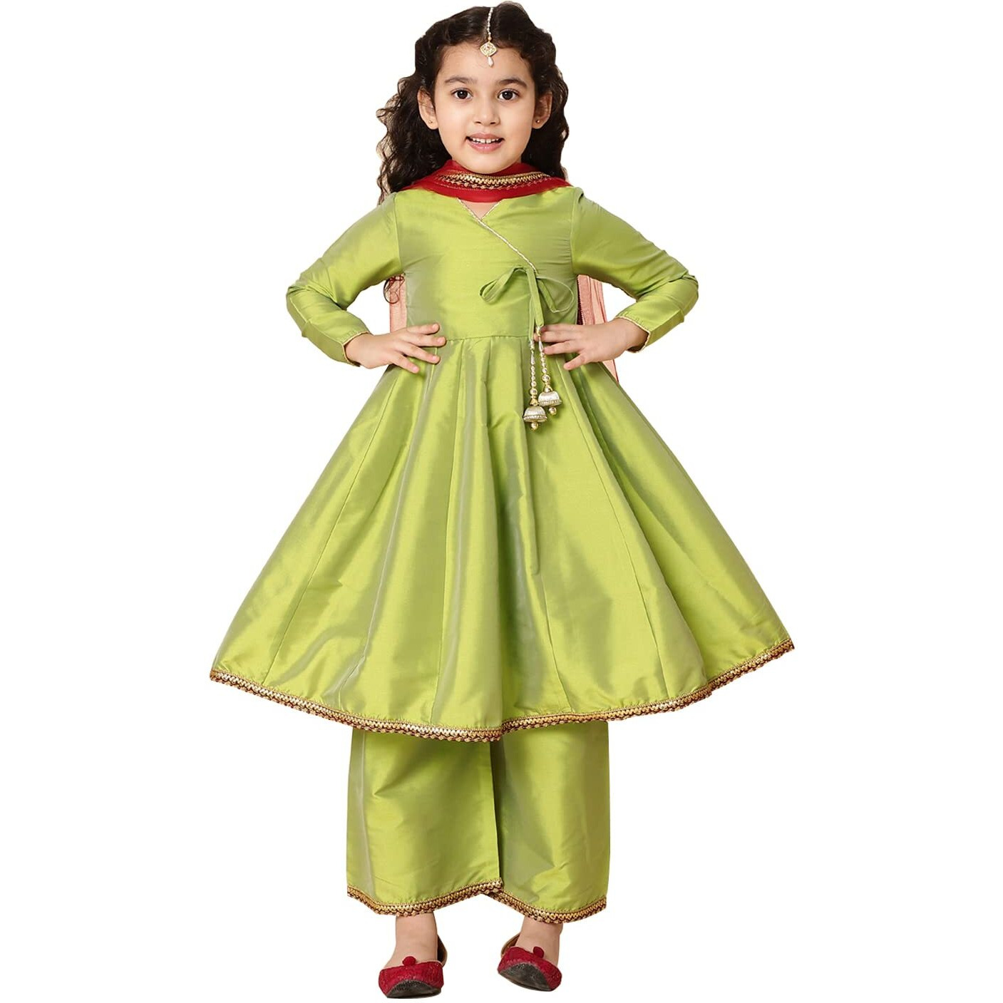A.T.U.N. (All Things Uber Nice) A.T.U.N. Girls Anarkali Palazzo Set