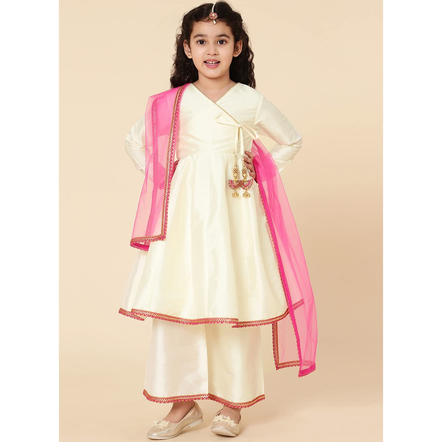 A.T.U.N. (All Things Uber Nice) A.T.U.N. Girls Anarkali Palazzo Set