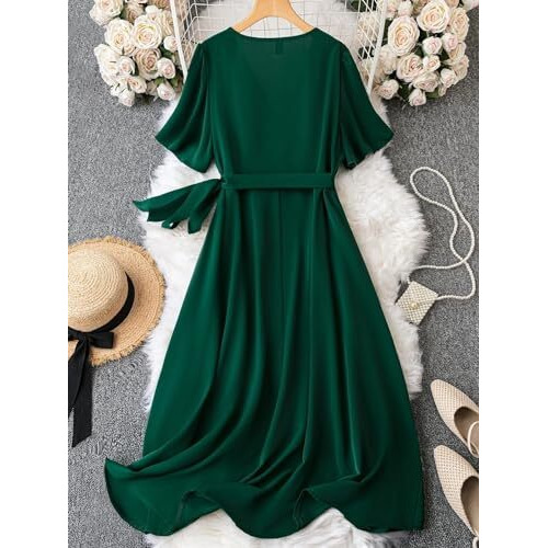 Lymio Dresses For Women || Western Dresses For Women || Dress For Women || Dresses (695-698) (Xs, Green)