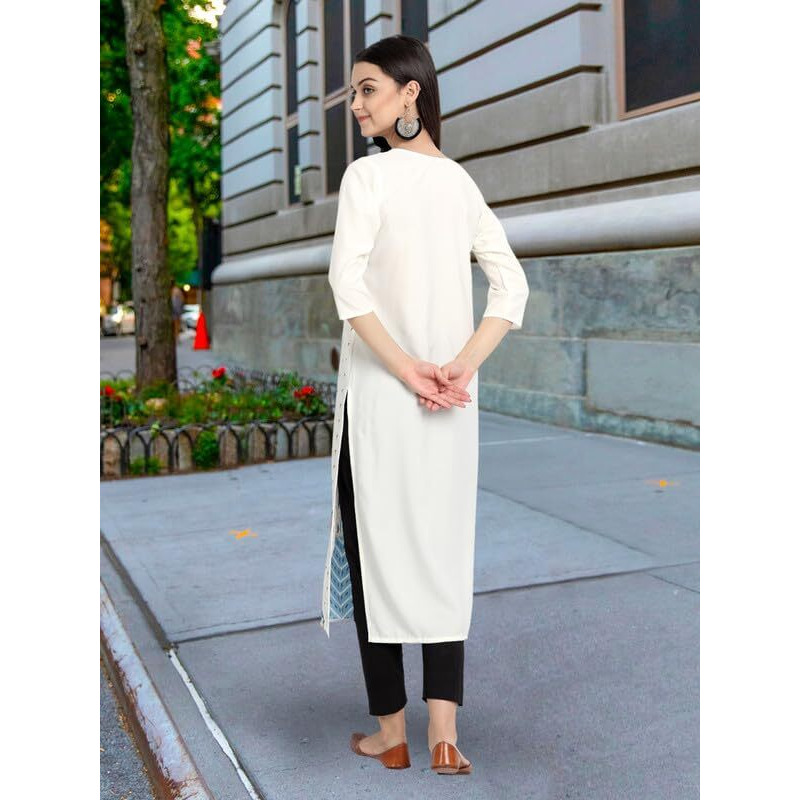 Pinkmint Women's Crepe Kurti For Women's Ll Traditional Kurti For Women Ll The Ultimate Kurti Collection (Pack Of 5)