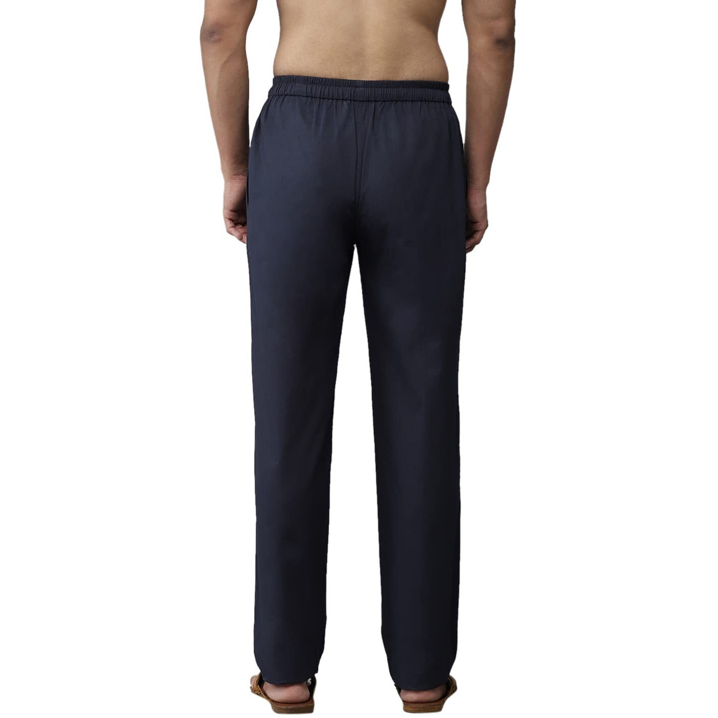 See Designs Men Cotton Ethnic Pyjama Navy Blue 3Xl