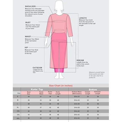 Womanista Women's Embroidered Empire Pure Cotton Kurta Trouser With Dupatta Set(Kurtaset_1157_Xl)