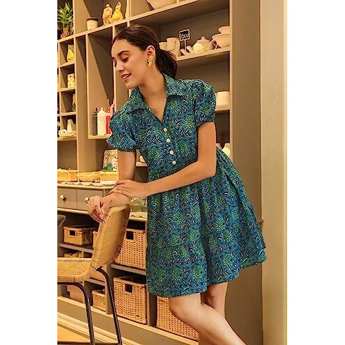 Lymio Dresses For Women || Western Dresses For Women || Dress For Women || Dresses (D-687) (Xs) Blue