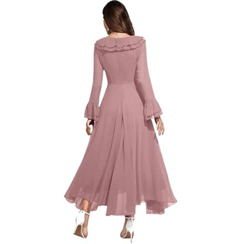 Litzo Dresses For Women || Western Dresses For Women (L-35-S) Pink