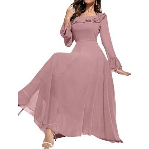 Litzo Dresses For Women || Western Dresses For Women (L-35-S) Pink