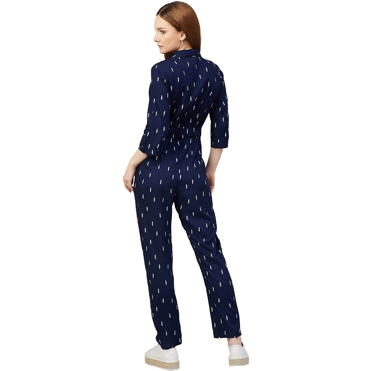 Rare Women's Rayon A-Line Maxi Casual Dress (Ep6044_Navy Blue_X-Large)