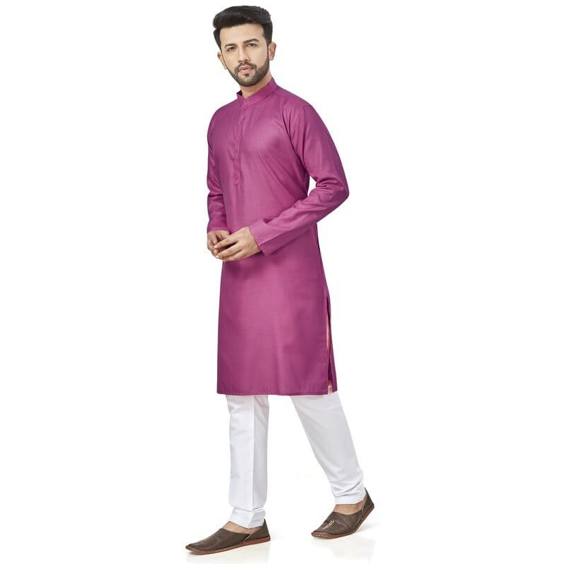 Be Active Men's Traditional Solid Full Sleeves Kurta || Cotton Kurta For Men || Men Kurta For Wedding || Kurta For Men (N-Rfsk0001 11 Kr Xl)