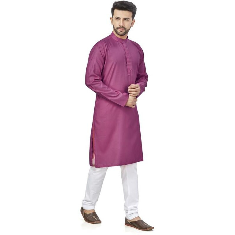 Be Active Men's Traditional Solid Full Sleeves Kurta || Cotton Kurta For Men || Men Kurta For Wedding || Kurta For Men (N-Rfsk0001 11 Kr Xl)