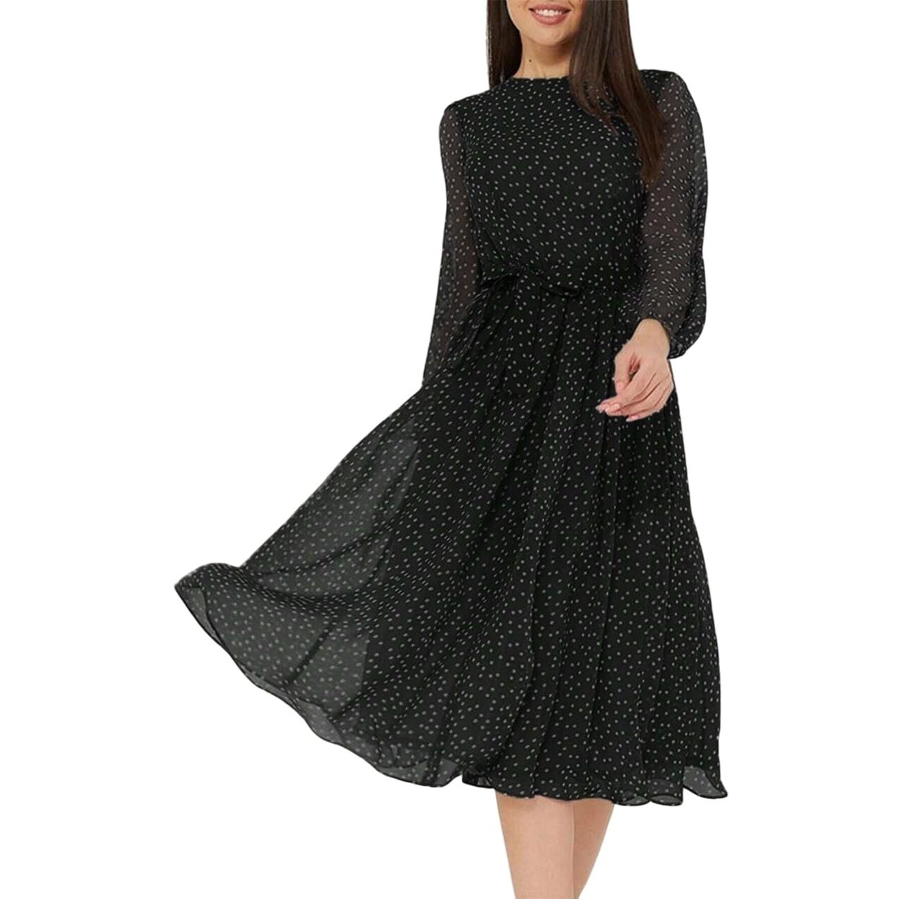 Litzo Western Dresses For Women (L-13-Xl) Black