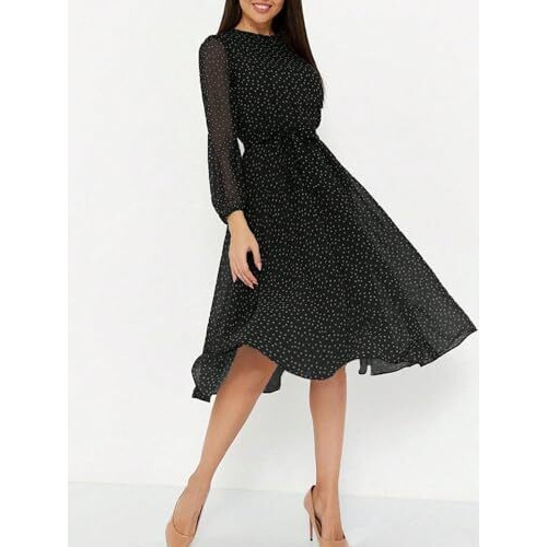 Litzo Western Dresses For Women (L-13-Xl) Black