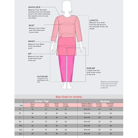 Womanista Women Cotton Blend Dusty Green Colour Hakoba Printed Tunic With Trouser Cord Set(Co-Ords_9094_Xxl)