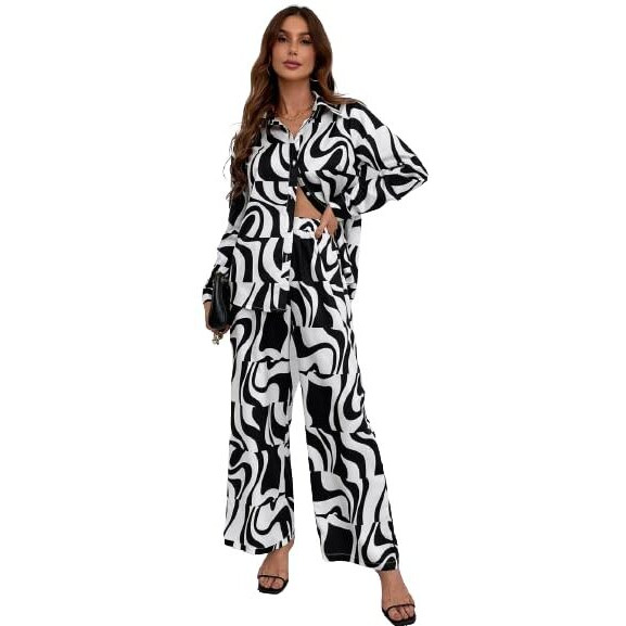 Dhruvi Trendz Rayon Womens Rayon Pajama Set Regular Fit Dt-K-W1696&Tr792 (Dt-K-W1696&Tr792_Black_2Xl)