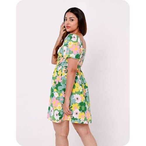 Greciilooks Rayon Casual Standard Length One Piece Maxi Bodycon Dresses Midi Dress For Women (Gl-Wd1185_Green_S)