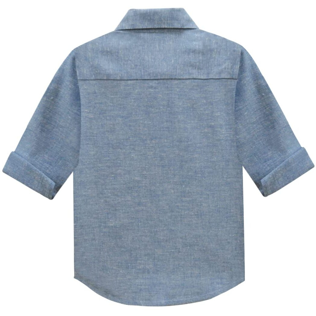 A.T.U.N. (All Things Uber Nice) A.T.U.N. Boys Shirt_Bsht Shw Blu_14-15Y_Blue