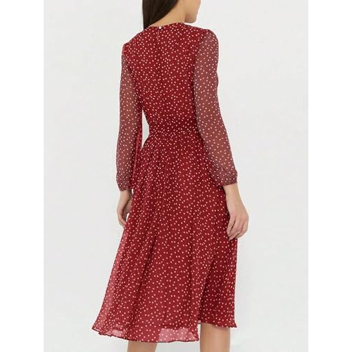 Litzo Western Dresses For Women (L-12-L) Red