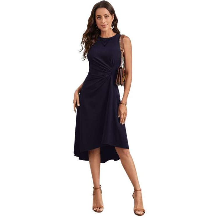 Oomph Women's Western & Fusion Wear Stetchable Party Dress For Women, Blue - Md976