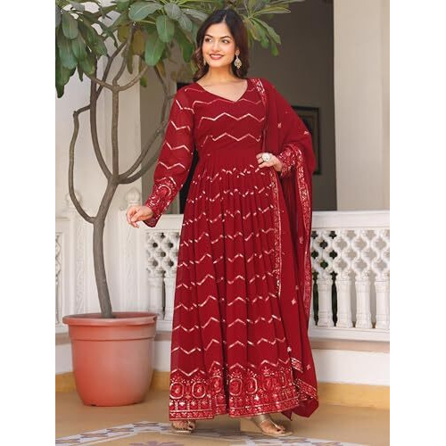 Fashion Basket Georgette Anarkali Kurta For Women