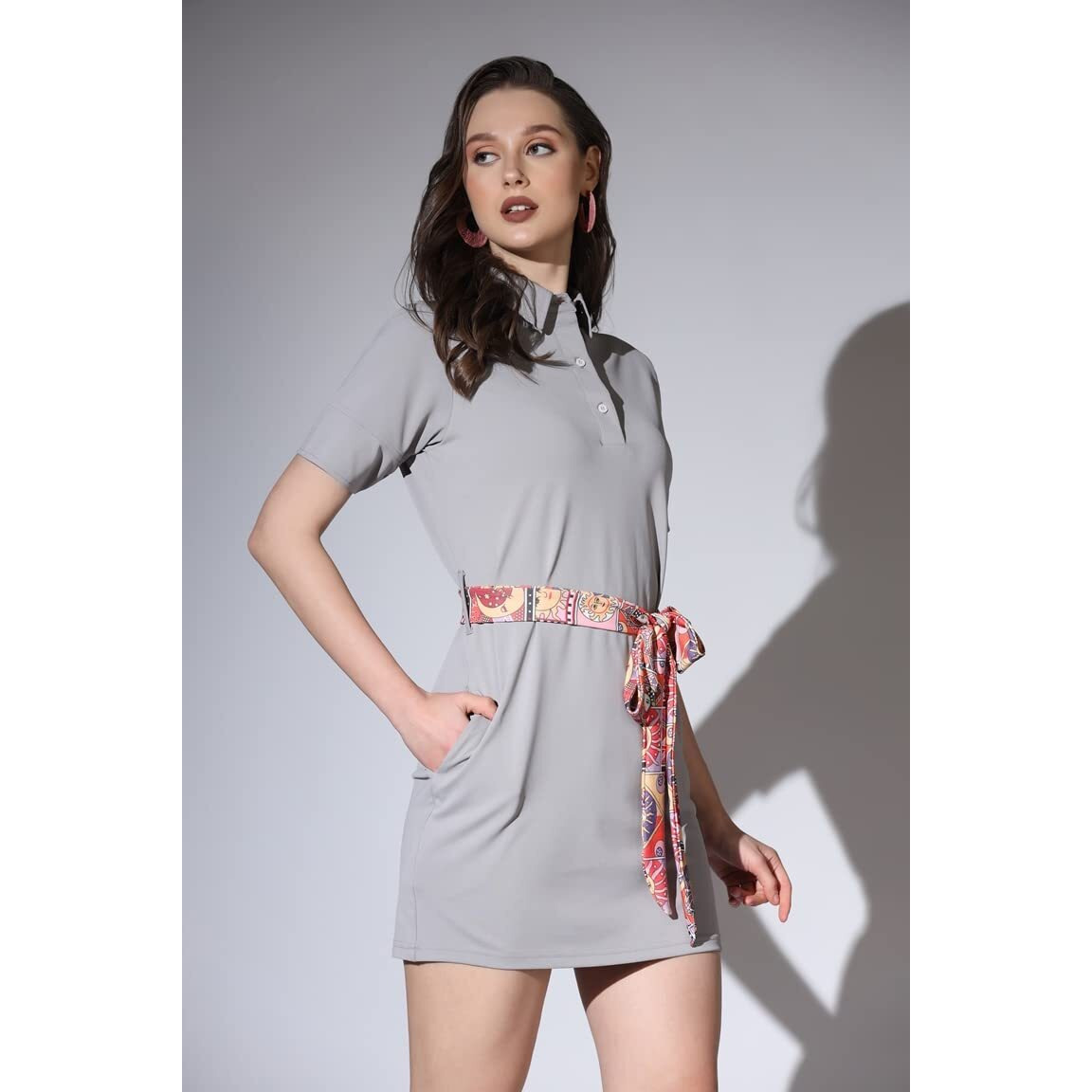 Leriya Fashion One Piece Dress For Women| Midi Dress For Women| Birthday Dress For Women (Xxx-Large, Grey)