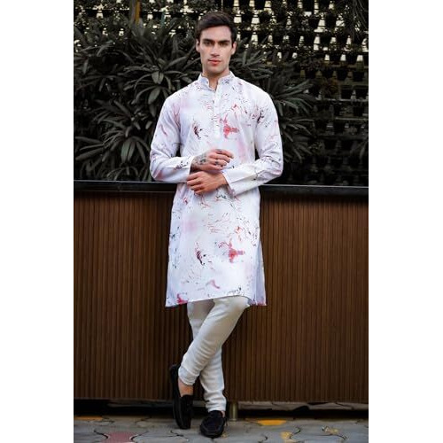 Lymio Men Kurta || Kurta For Men || Men Ethnic Kurta (In, Alpha, Xl, White)