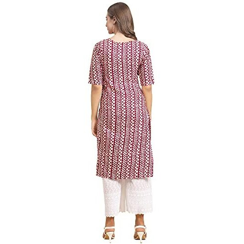 Pinkmint Women's Crepe Digital Print Straight Kurta [Pack Of 4](Kv-347-350-374-356-Xxl)