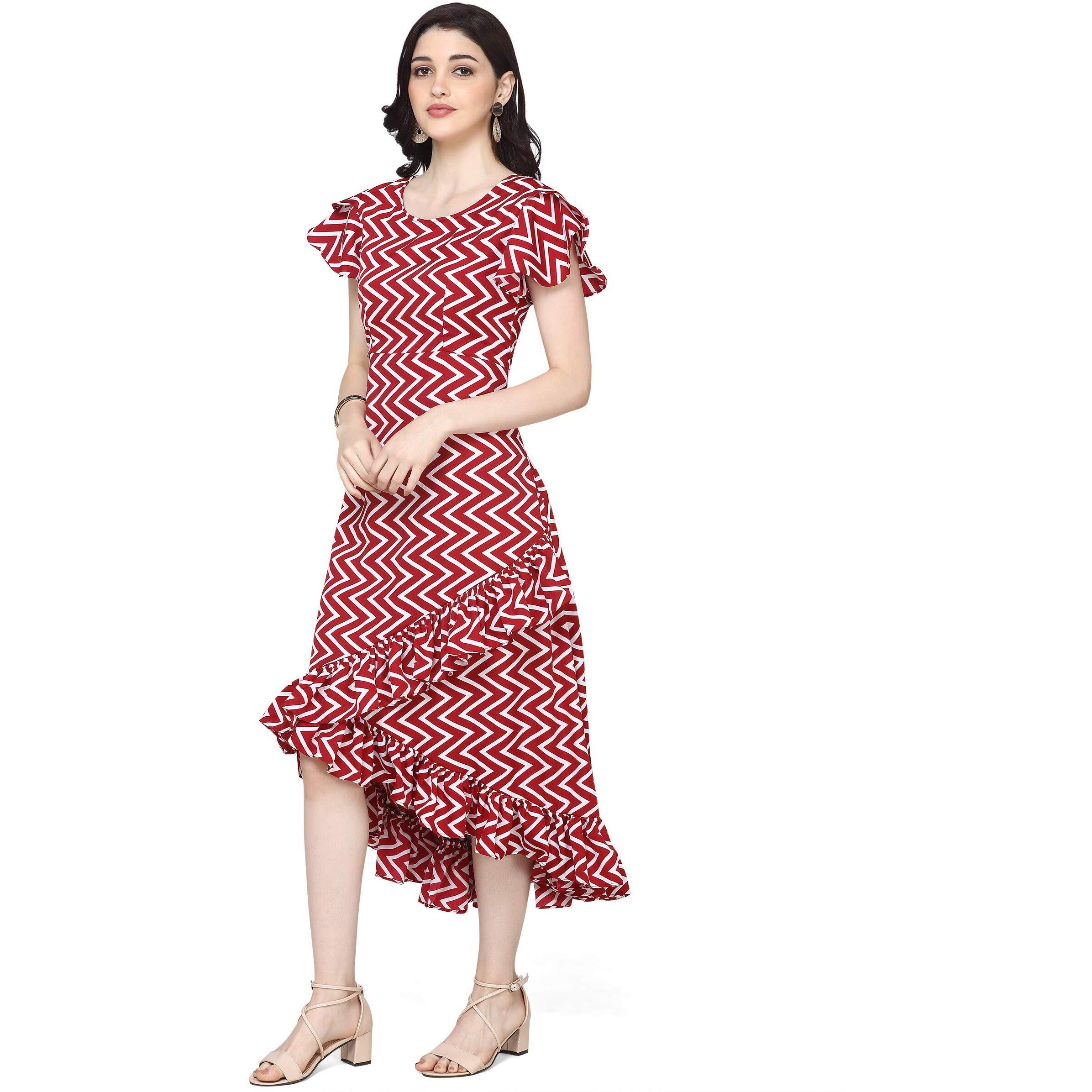 Oomph Dress For Women Stylish| Summer Vacation Style |Floral Print Wrap Maxi |Lightweight Flared Maxi Dress For Casual & Holiday Wear